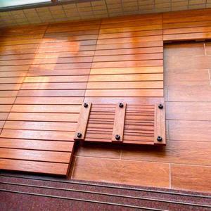 부식 방지 나무 바닥재 발코니 선샤인 야외 룸 테라스