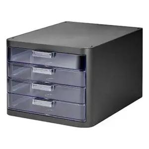 시스맥스 클리어멀티캐비넷 4단 -54097 서랍장 수납장 서랍