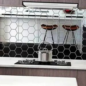 아크릴 육각 거울 중형 12조각 아크릴 붙이는 붙이는 거울