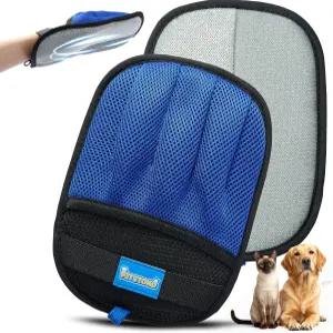 반려견 및 반려묘용 반려동물 제모 장갑 옷용 보풀 제거제 재사용 가능한 모피 가구용 손목 스트랩이 있는