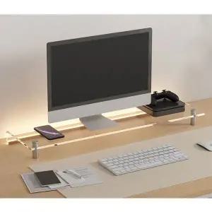 투명 아크릴 모니터 받침대 80cm