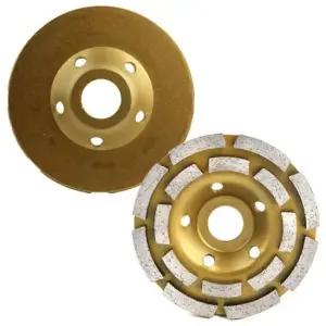 평컵 콘크리트연마 도끼다시 모따기 연삭기 평컵플러스 5in