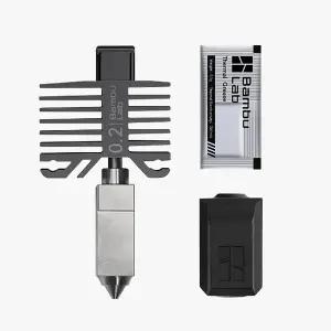 3DTOULS 대나무 랩 오리지널 스테인리스 스틸 노즐 키트 P1 X1 시리즈 P1P P1S 3D 프린터용 0.2MM