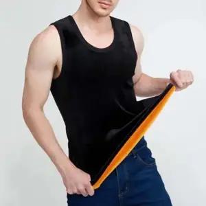 남자 겨울 따뜻한 등산 조깅 싸이클 이너 기모 나시