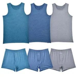 신축성 좋은 남성 런닝 사각팬티 세트 3매