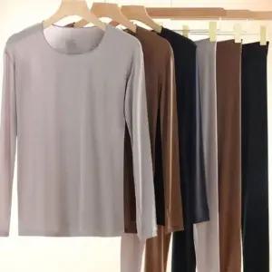 얇은 남성 상하내복 쭉쭉 늘어나는 밀착 내의세트