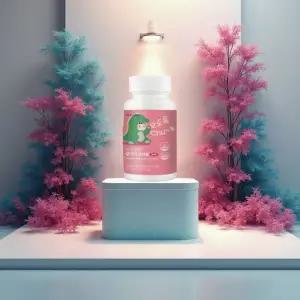 안국약품 키즈 튼튼 칼마디 츄어블 딸기맛 1500mg 120정, 1개