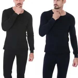 데일리 남자 안감 스티치 기모 방한 내의 세트