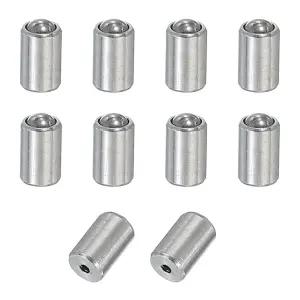 파티킬 10개 볼 플런저 304 스테인리스 스틸 포인트 스프링 도어 옷장 서랍용 캐비닛 캐치 래치 캐처 2x3mm