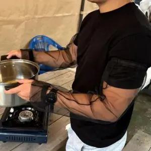 [SBD] 블랙 입는 방충 팔토시 모기장