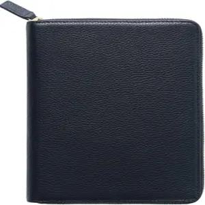 스토로지 B6 플래너용 모터 지퍼 가죽 커버(페블드 블랙)