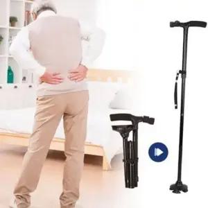 안전 어르신 노인 지팡이 초경량 접이식 휴대용