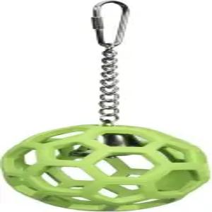 JW 반려동물 회사 액티비토이스 홀이 롤러 앵무새 장난감 지름 4인치 (색상 다양)