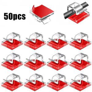 케이블 정리함 클립 관리 와이어 거치대 충전 보빈 벽걸이 50 데이터 와인더 코드 USB 관리자 라인