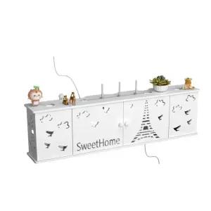 셋톱박스 거치대 거실용 정리대 티비 주변 정리 전선정리