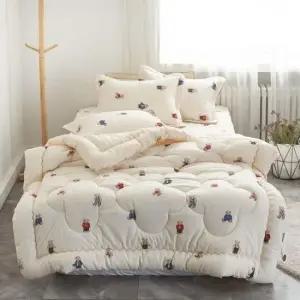 곰돌이이불세트 곰돌이 마이크로 어린이 이불패드세트(SS베이지)