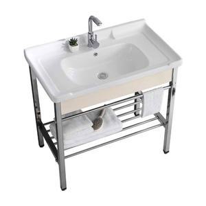 애벌빨래 싱크대 보조 싱크볼 욕실 60cm 스텐 세척대 씽크대 화분 지지대 부자재 소형