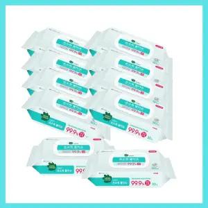 그린핑거 손소독 물티슈 캡형 30매 X 10팩