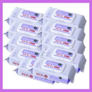 그린핑거 유아용품 소독티슈 캡형 50매 X 10팩