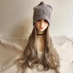 [패션] 긴머리 브릿지 탈부착 비니 모자가발