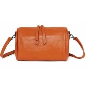 여성 핸드백 소가죽 가죽 여성백 심플 가방 브라운