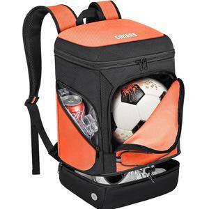 시하르 축구 백팩, 볼 홀더가 있는 가방, 스포츠 장비 가방 방수 기능이 별도의 클린 핏 농구 배구 포함