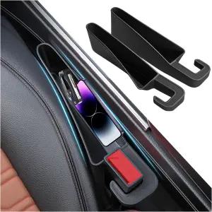 IHOTDER 2026 휴대폰 열쇠 카드 자동차 보관용 2PCS 카시트 사이드 갭 필러가 장착된 업그레이드된 짧은