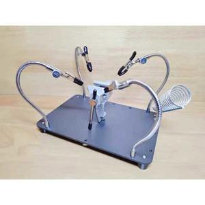 납땜작업대 납땜 고정대 인두용품 돋보기 작업용 인두