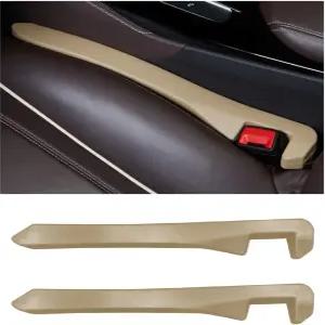 딘 2PCS 카시트 갭 필러 가죽 오토시트 플러그가 떨어지는 것을 방지하고 콘솔 사이의 틈새를 메우는 탄성