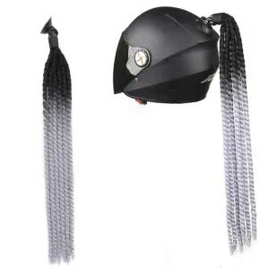 헬멧장식 삼에스 오토바이 헬멧 장식 드레드락 B36-001그레이 튜닝