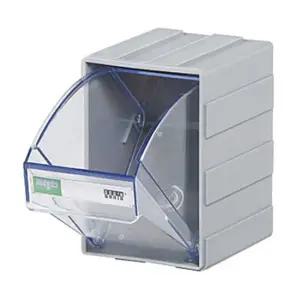 투명 플라스틱서랍장 45도 회전 정리함 통 플라스틱통