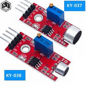 마이크 음성 사운드 센서 감지 모듈, 아두이노 AVR PIC 아날로그 디지털 출력 KY-038
