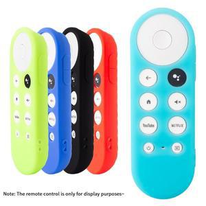 Google Chromecast SmartTV 원격 제어용 부드러운 실리콘 보호 케이스 미끄럼 방지 내구성 Shockpro 커버