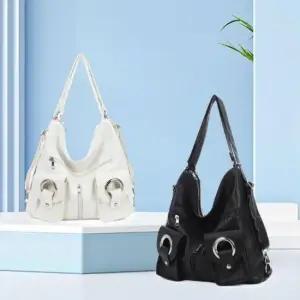 블랙화이트 캐주얼 투웨이소프트백