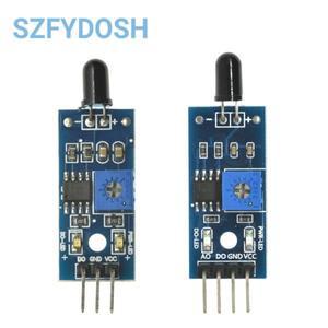 DIY 키트용 IR 화염 감지 센서 모듈, 화재 감지기, 적외선 수신기 LM393, 4 핀, 3 핀
