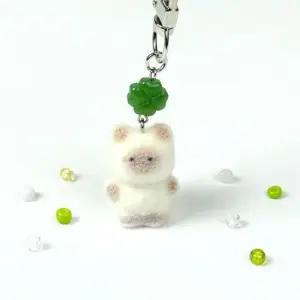 행운 샴 고양이 키링 키홀더 에어팟 가방 립밤 자동차키링