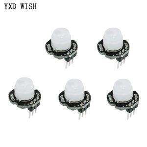 HC-SR602 미니 모션 센서 감지기 모듈 SR602 인체 초전기 적외선 PIR 보드, DIY 키트, 5 개