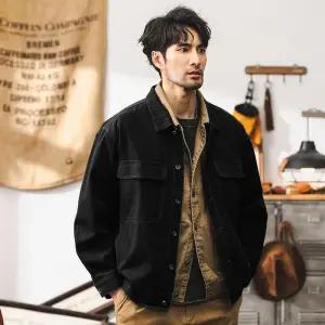 가을 캐주얼 빈티지 남친 데님 카고 봄가을 자켓 사파리 코트 청자켓 OP3