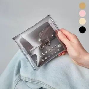 여행용 파우치 휴대 주얼리 백 수납 미니 투명