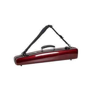 크로스록 프로급 스트레이트 소프라노 색소폰 케이스 | 크림슨 레드 글로스, TSA 잠금 장치, 엘리트 보호, 탈부착 가능한 백팩 스트랩, 프로페셔널 뮤지션용 액세서리 포켓