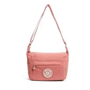 경량 숄더백 시장 크로스백 여성 가방 핑크