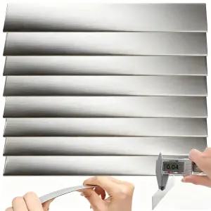 Tlence 8팩 퓨어 니켈 스트립 0.04 x 1 6 인치 양극 도금 시트 전기 및 DIY 실험용 납땜 탭 순도 99.6