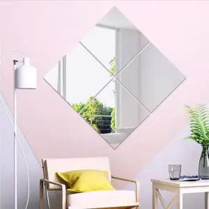 부착식 안전 아크릴 거울 다용도 인테리어 거울