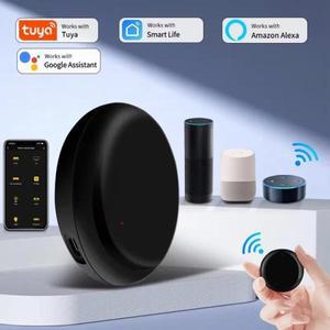 Tuya WiFi 스마트 범용 IR 원격 제어 Alexa Google 홈 라이프를 통해 에어컨 TV 용 DIY 적외선