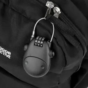 [SBD] 블랙 보안 용품 와이어 자물쇠 보안장치 락커 다이얼형