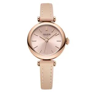 쥴리어스 플라잉 원형 여성 가죽손목시계 JA-1018