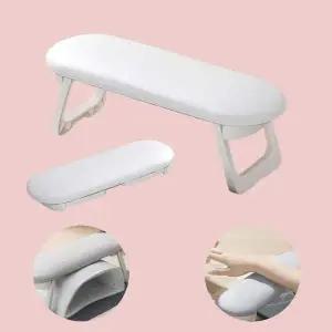 네일아트 폭신한 쿠션형 접이식 손목 팔 받침대 2종