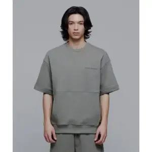 내셔널지오그래픽 N242USW030 피타 세미오버핏 반팔 맨투맨 LICHEN KHAKI 449145