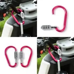 [SBD] 다이얼 가방 작은자물쇠 카라비너 핑크 2P 자물쇠