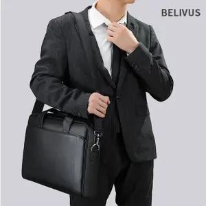 빌리버스 남자 서류가방 BJI499 소가죽 브리프케이스 남자서류가방 남자토트백